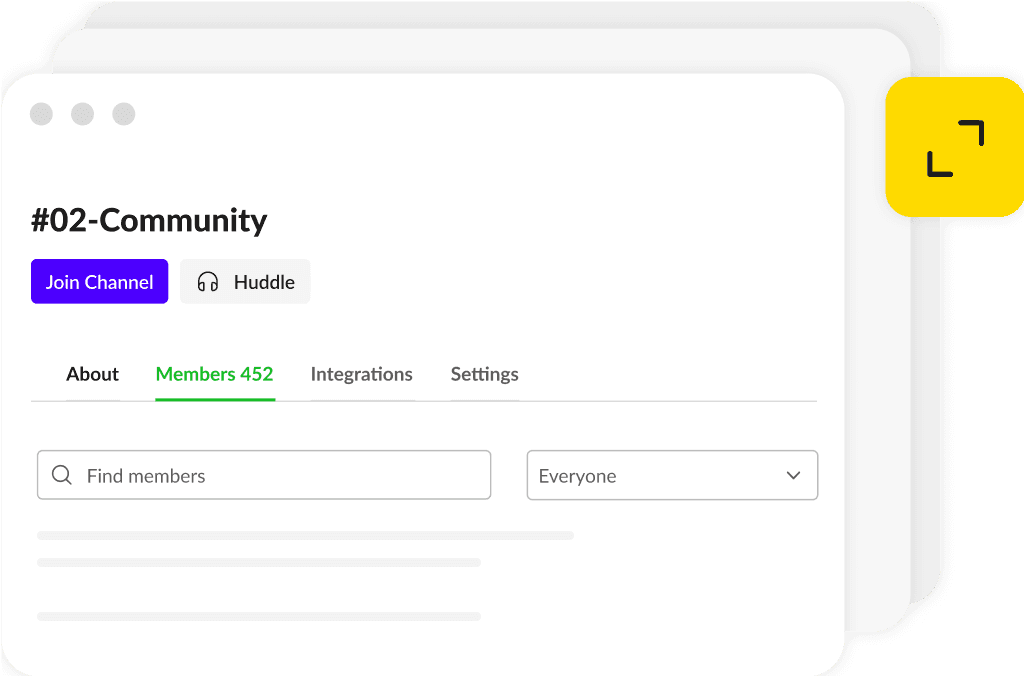 Slack channels